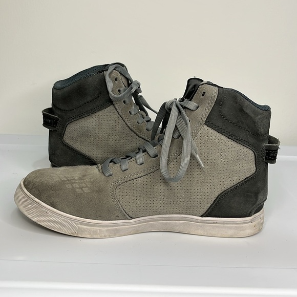 SHIMA SX-2 Evo Shoes Gray High-Top Men's Size 10 Motorcycle Shoe - Picture 13 of 15